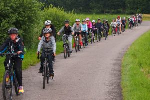 Die Klassen 5e und 6e auf Radtour